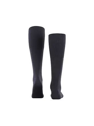 FALKE | Chaussettes hautes AIRPORT PLUS noires | dunkelblau